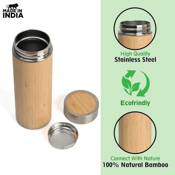 Bamboo Water Bottle - Image 5